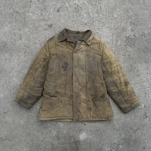 Chaqueta de archivo vintage URSS Vatnik años 70 destrozada guerra Y2K para la película - Imagen 1 de 17