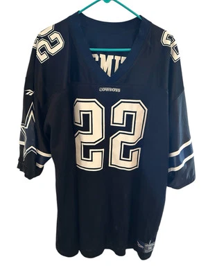Vintage Emmitt Smith Rbk Dallas Cowboys REVERSIBLE NFL Football Jersey 56 3XL - Image 1 of 4
