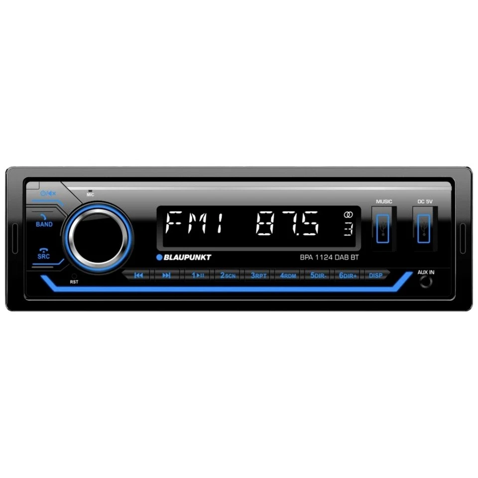 Blaupunkt BPA 1124 DAB BT Autoradio Bluetooth-Freisprecheinrichtung DAB Tuner