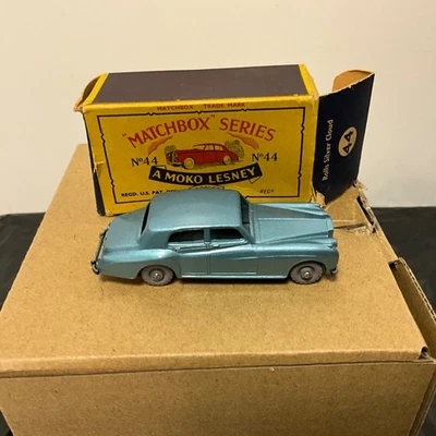 MATCHBOX LESNEY Moko 44a Rolls Royce Silver Cloud MIB vintage diecast  RARE - Image 1 of 4