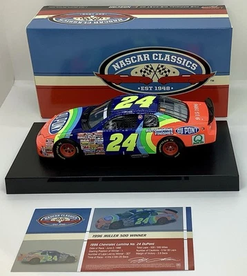 1996 1/24 #24 Jeff Gordon “ DuPont 1996 Dover Win”Monte Carlo 1 of 828 SD Ship - Image 1 of 4