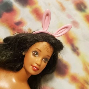 Barbie Doll Replacement Pink Bunny Ears Easter Cosplay Headband - Picture 1 of 6
