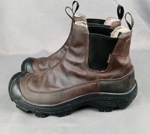 Keen Anchorage 3 Men Shoe Size 9 Waterproof Leather Boot Pull Slip On Insulated - Bild 1 von 22