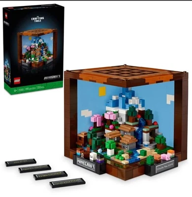 LEGO Minecraft the Crafting Table, Collectible Video Game Building Set # 21265 - Image 1 of 3