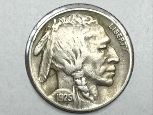 Büffelnickel von 1925 in extra fein - Bild 1 von 2