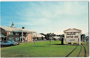FAIRFIELD MOTOR INN & RESTAURANT Roadside FAIRFIELD, CT 1960s Vintage Postcard - Picture 1 of 2