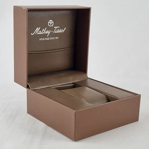 Mathey-Tissot Brown Watch Box - Box Only  - Picture 1 of 13