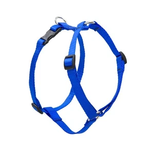 LupinePet Basics 1" Blue 20-32" Adjustable Roman Dog Harness for Medium Dogs - Picture 1 of 1