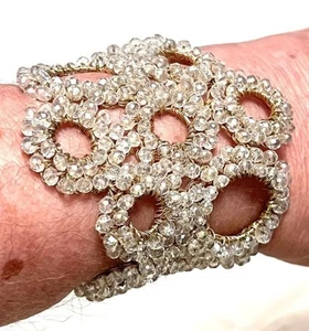 Lavish By Tricia Milaneze 18k Gold Filled Copper Wire Cuff Bracelet - Bild 1 von 12