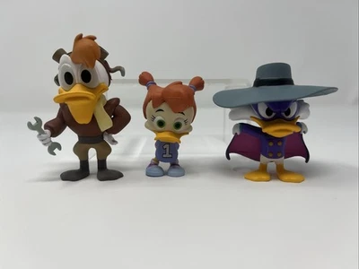 Funko Mystery Mini DISNEY TARDE - PATO ALA OSCURA, PLATAFORMA DE LANZAMIENTO, GOSALYN Lote de 3 Foto 1 de 4