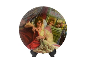 Plato de coleccionista Edwin Knowles - "Annie y Miss Hannigan" 1986 - Imagen 1 de 9