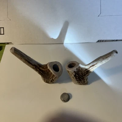 Deer Antler Pipe  - Image 1 of 4