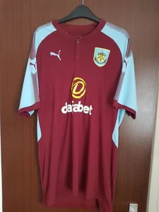 Camiseta de fútbol local Burnley FC 2017-2018 talla XXXL Claret & Blue Dafabet Puma - Imagen 1 de 8