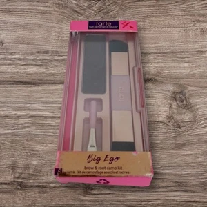 TARTE BIG EGO Waterproof 24HR Long Wear BROW & ROOT CAMO KIT Color MEDIUM BROWN - Picture 1 of 24