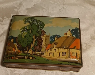 Vintage Blue Bird Toffee Tin Harry Vincent Ltd Original Candy Tin - Image 1 of 4