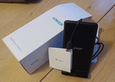 Anker PowerPort Wireless Charging Stand for ALL Qi i+Android (Black AK-A2523011) - Image 1 of 2