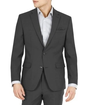 Traje Chaqueta Blazer Bar Iii Para Hombre Calce Ajustado 44 L Gris Oscuro Foto 1 de 4