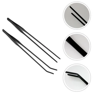 2 Pcs Aquarium Landscaping Tools Fish Tank Cleaning Set Tweezer Clip - Imagen 1 de 12