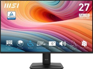 MSI 27" 120 Hz IPS FHD Monitor 1ms Adaptive-Sync 1920 x 1080 Flat Panel PRO - Picture 1 of 5