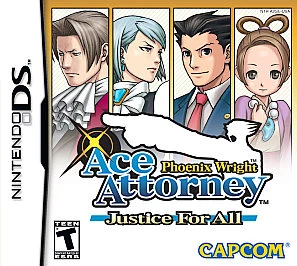 Phoenix Wright: Ace Attorney Justice for All (Nintendo DS, 2007)