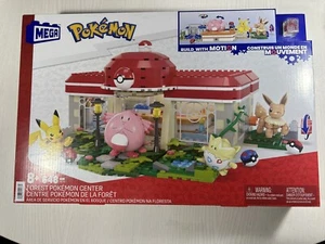 New Sealed Mega Construx Forest Pokemon Center 648 Piece Block Building Play Set - Picture 1 of 2