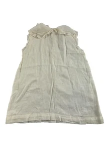 Vintage Baby Christening Dress Lace at Collar Sheer Sleeveless Infant Baptism - Picture 1 of 7