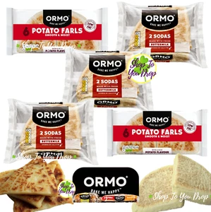 6 ORMO SODA FARLS & 12 POTATO BREAD 5 Packs Northern Ireland Irish Ulster Fry☘️ - Picture 1 of 7