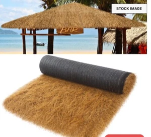 Nuenen Rotolo di Paglia Messicana Artificiale Tetto Erba Thatch Sintetica 19,7' x 19,7" - Foto 1 di 5