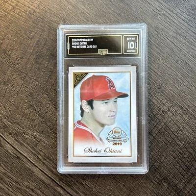 2019 TOPPS GALLERY NATIONAL BASEBALL CARD DAY GP-SO SHOHEI OHTANI GEM MINT 10 - Image 1 of 2