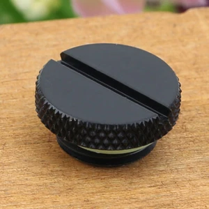 Tappo nero a basso profilo con filettatura G1/4 per serbatoio del radiatore di r - Afbeelding 1 van 4
