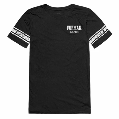 Furman University Paladins Womens Practice Tee T-Shirt Black Cover