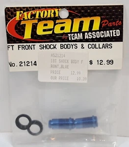 Original Factory Team Parts Team Associated RC #21214 Blue Front Shock Bodys NOS - Picture 1 of 1
