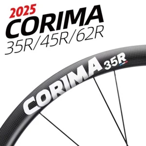 Felgenaufkleber für 2025 CORIMA R35 / R45 / R62 Rennrad Fahrrad Aufkleber - Bild 1 von 7