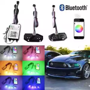 Wireless Bluetooth RGBW DRL Boards Multi-Color Light For 2013-2014 Ford Mustang - Foto 1 di 6