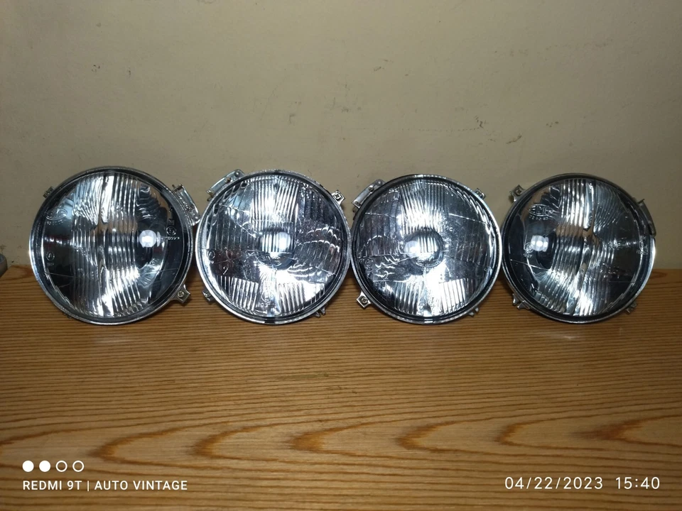 Faros delanteros Fiat 850 T 1300 1500 ELMA Foto 1 de 4
