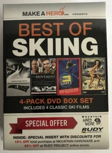 Best Of Skiing 4-Pack DVD Box Set [4 Classic Ski Film] NEW SEALED RARE!! - Bild 1 von 5