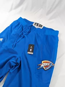 New Adidas OKC Thunder NBA Snap Breakaway Warm Up Team Issued 3XL + 6 40" Inseam - Picture 1 of 9