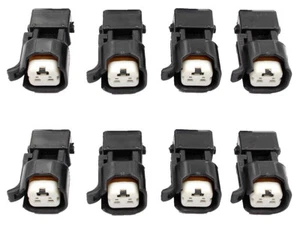 8x Fuel Injector Connector Adapter EV6 to EV1 USCAR LS2 LS3 LSX LS1 LT1 TPI - Picture 1 of 1