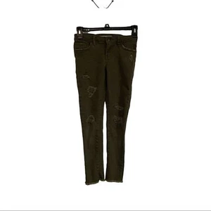 Kids Levi 710 dark army green super skinny jeans - Picture 1 of 8