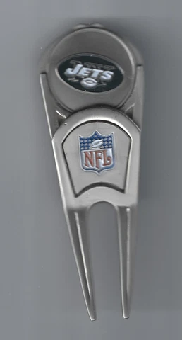 New York Jets Ball Marker & Divot Tool made by McArthur Golf Cover