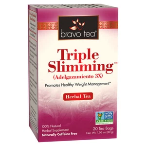 Bravo Kräutertee Triple Slimming 20 Teebeutel gesundes Gewicht KEINE GVO - Bild 1 von 1