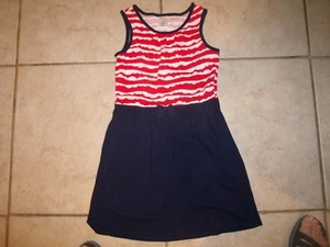 NWOT GYMBOREE DRESS SIZE 10 YEARS SUMMER SCHOOL SPRING 4TH JULY FOURTH FLAG DAY - Picture 1 of 7