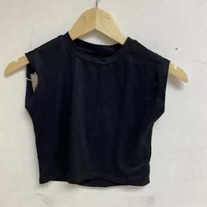 DSG Girl's Performance Muscle Tank Pure BLACK Solid DAG13100 - Picture 1 of 11