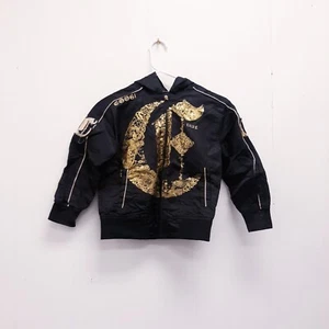 Coogi Full Zip Black/Gold Jacket Kids  SZ 5/6 Pocket Hoodie  - Picture 1 of 9