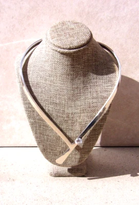 Collar MÉXICO sólido de plata de ley 925 bypass grande circonita cúbica 46 gramos Foto 1 de 4