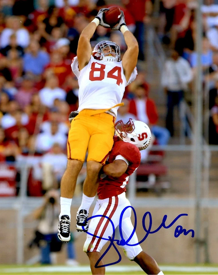 Foto autografada de JORDAN CAMERON USC Trojans 8x10 - com certificado de autenticidade - Imagem 1 de 1