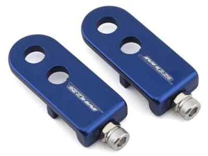 MCS Chain Tensioners Suit 3/8" Axles Pair - Dark Blue - Picture 1 of 1