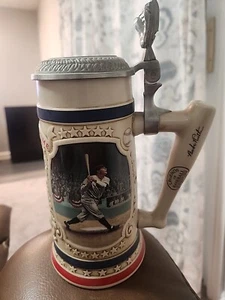 Babe Ruth 1993 “The Called Shot” Bradford Museum Beer Stein Mug Yankees - Picture 1 of 6