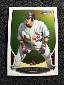 YADIER MOLINA #210 2013 Bowman Chrome QTY St. Louis Cardinals - Picture 1 of 3