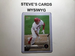 Mike Trout 2020 Topps Now 300th Career Homerun Card #215 Print Run 5768 - Picture 1 of 2
